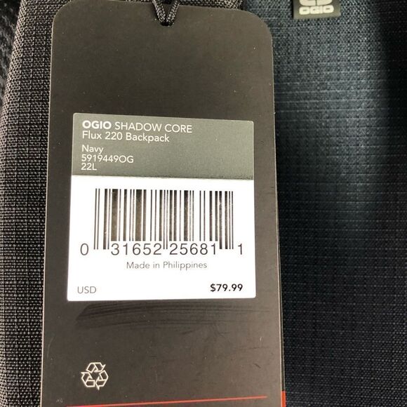 OGIO Shadow Core Navy Flux 220 Bookbag, NWT - Picture 5 of 5